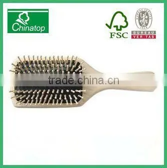 back hand made wooden comb hair wood comb