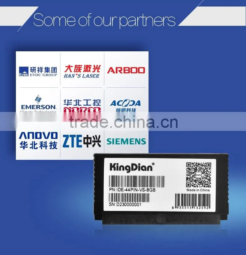 KingDian ssd solution IDE 40PIN Vertical DOM 4GB Vertical Disk on Module External Hard Drive (IDE-40PIN-VS-DOM)