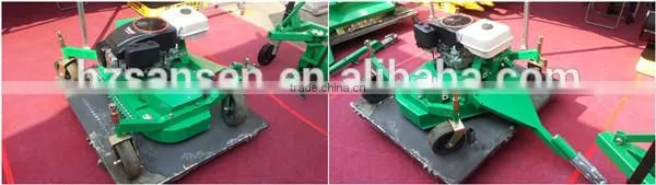 Tow behind fm150 Finishing Mower with Gasoline engine , atv mower with engine, ATV attachments mower