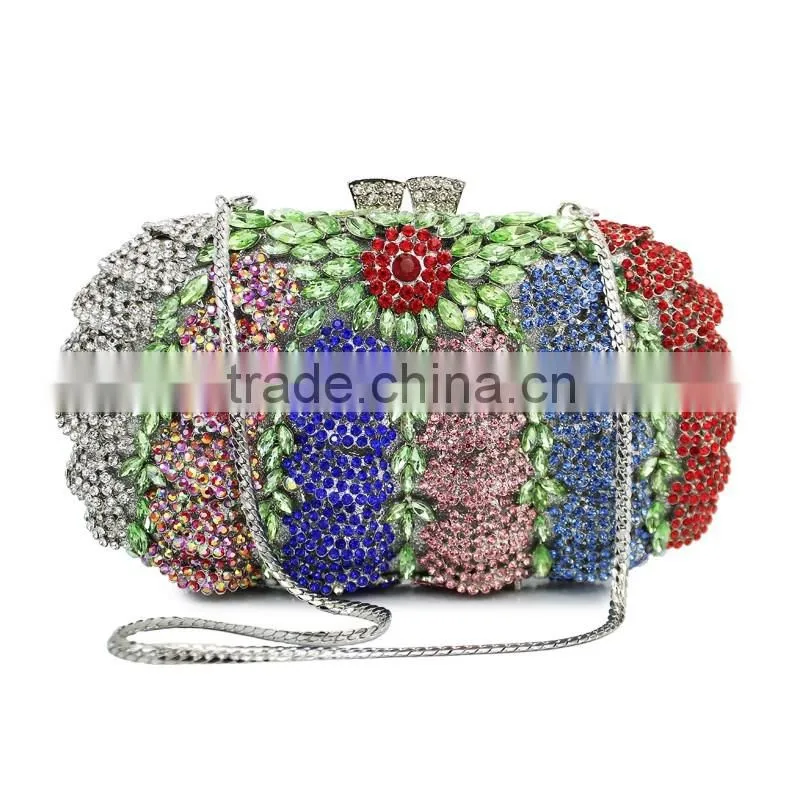 Luxury fashion personality charm mini clutch evening bag ladies handbag party party purse shoulder bag (8766A-G2)