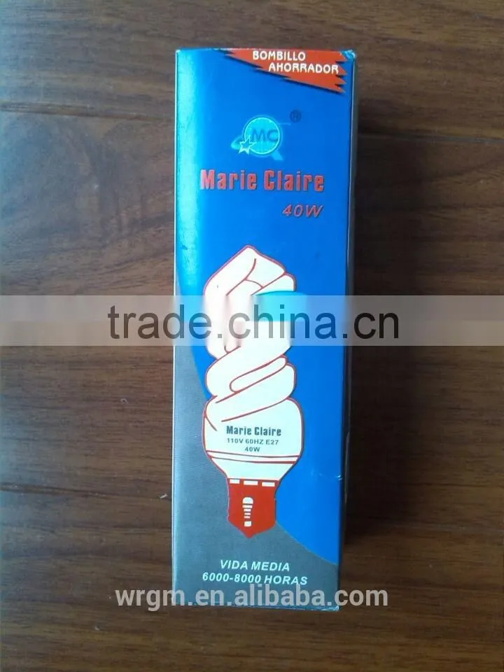 30W spiral energy save lamp,U spiral energy save lamp,half spiral