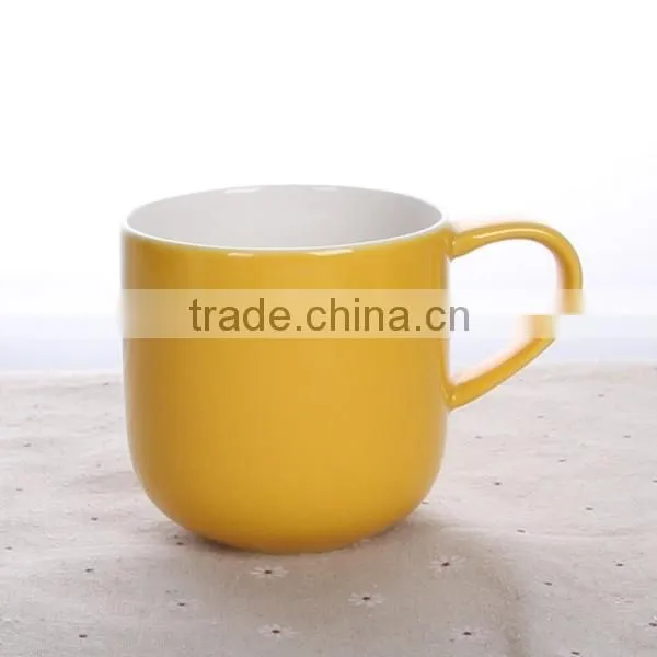 450ml 15oz New bone China coffee mug tea cup solid color Fty directly sale