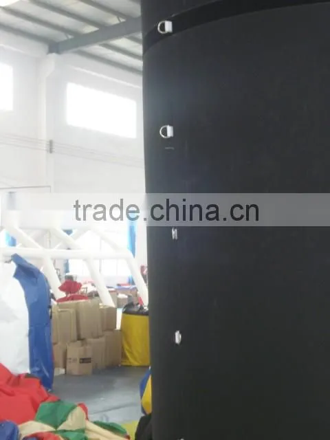 Customized design high quality advertising black inflatable finish line arch