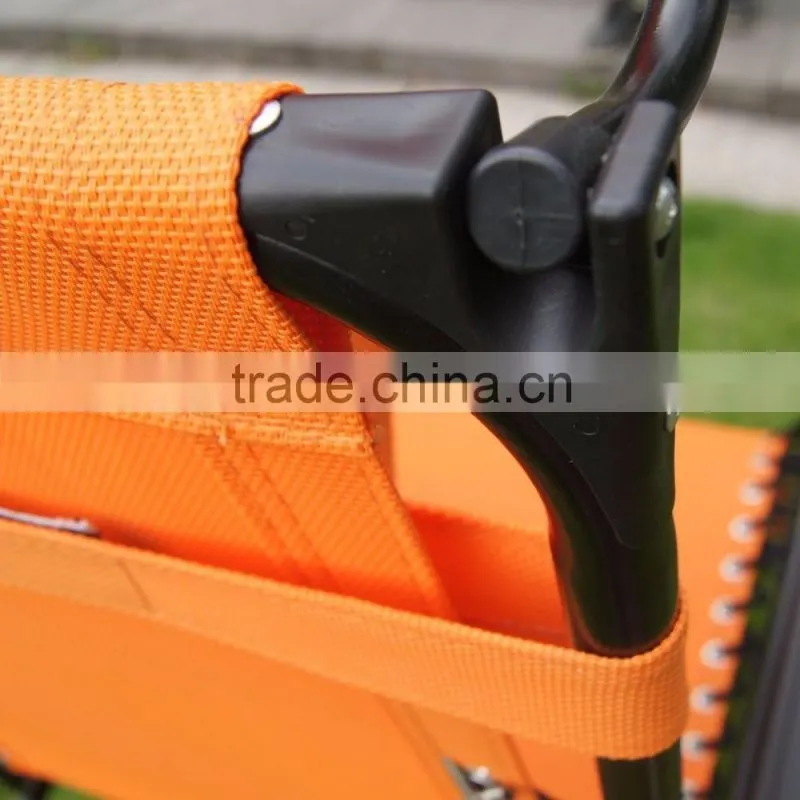 Wholesale Portable Orange Folding Zero Gravity Chair With Canopy and Table