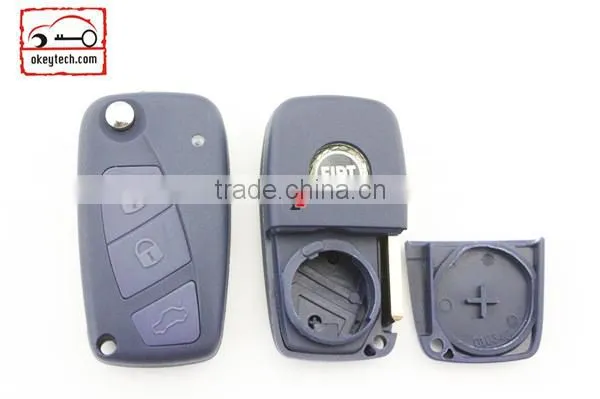Best price shell key fiat 3 button remote key cover fiat
