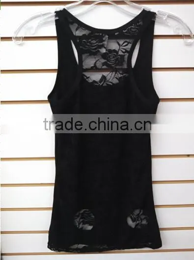 95 cotton 5 spandex racerback crop tanktop