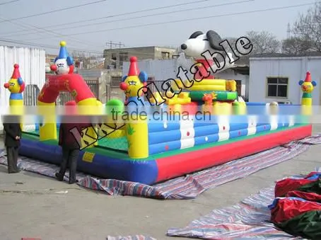 High quality kids fun city inflatable playground