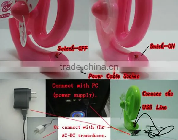 2014newest style @-Era Portable USB Fan,Summer gift Fan,factory hot selling notebook USB fan.