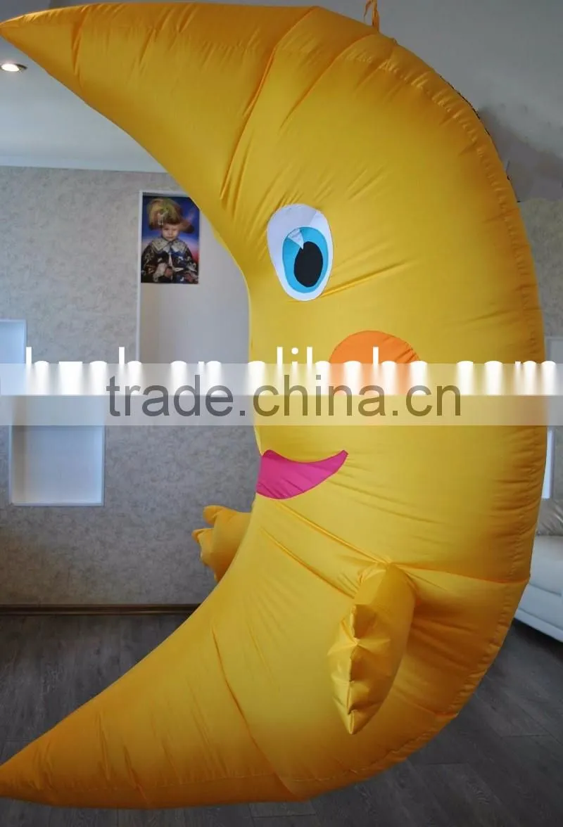 2016 Cute Inflatable Moon Cartoon Balloon