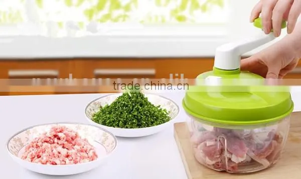 2016 Plastic Multi-function Manual Food Processor