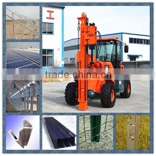 loader earth auger/ramming hydraulic drive piling machine