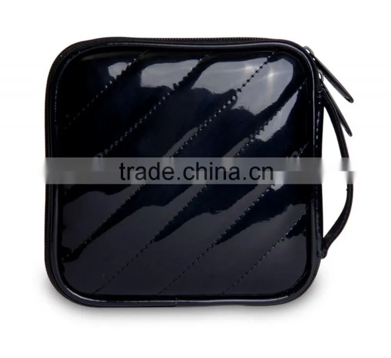 2015 Fashion BUBM PU Leather Black CD DVD Case Wholesale