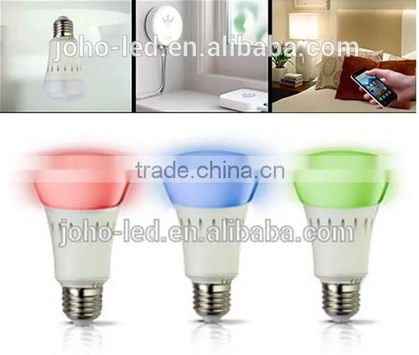 7.5w wirless wifi intelligent led light Bulb e27 wifi rgb bulbs