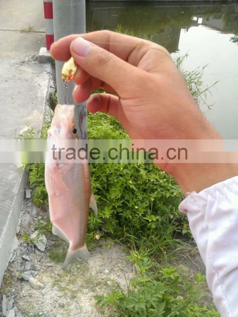 2.8cm/2.5g Fishing Spoon Lure Sequin Paillette Metal Hard Bait Hook Tackle Gold
