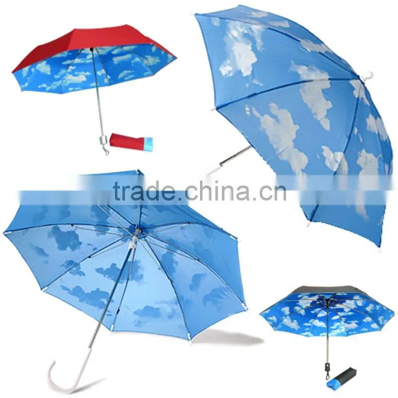 new design 3 folding shopping bag umbrella