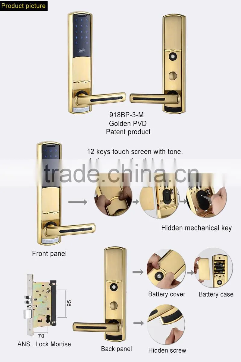 digital keypad and card lock
