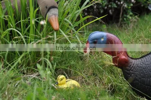 XPE Foam 200g Foldable Turkey Decoy, High Quality Painted or Flocked Bird Hunting Decoy