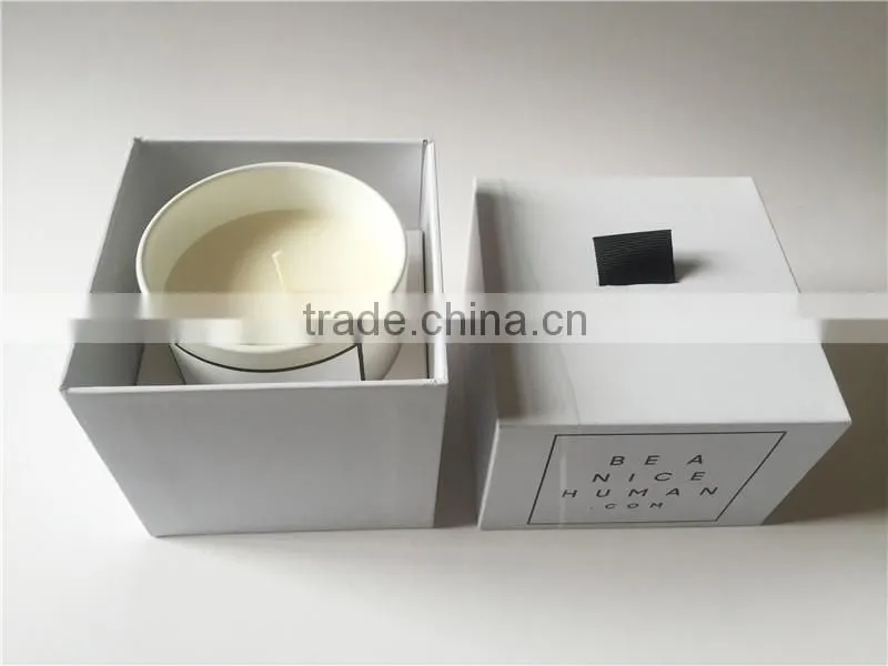 Rich looking candle box packaging/luxury candle gift box wholesale