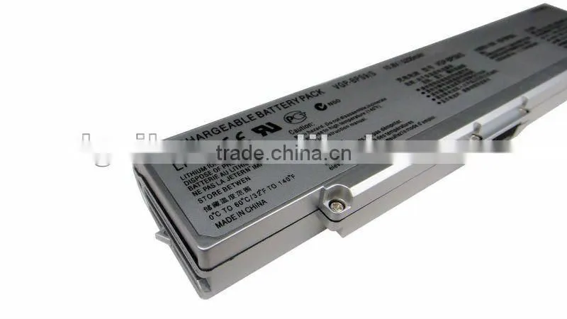 Hi quality Lithium rechargeable notebook battery compatable for Sony VGN-AR48CSony VGN-CR11H Sony VGP-BPL9 VGP-BPS10 VGN-NR12H