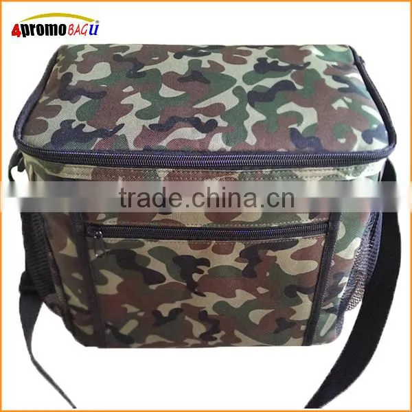 Large capacity camo lunch box bag