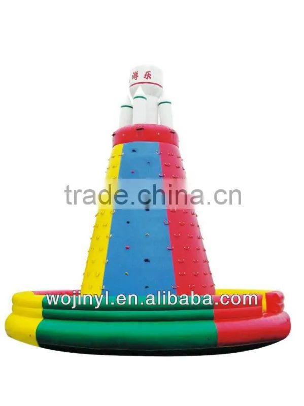 hot selling inflatable adult used rock climbing wall