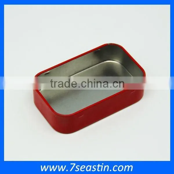 Square food grade big size candy metal tin box , custom biscuit / cracker / cookies case