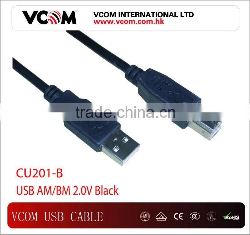 2013 High Speed Good Quality USB AM/BM 2.0V USB Cable