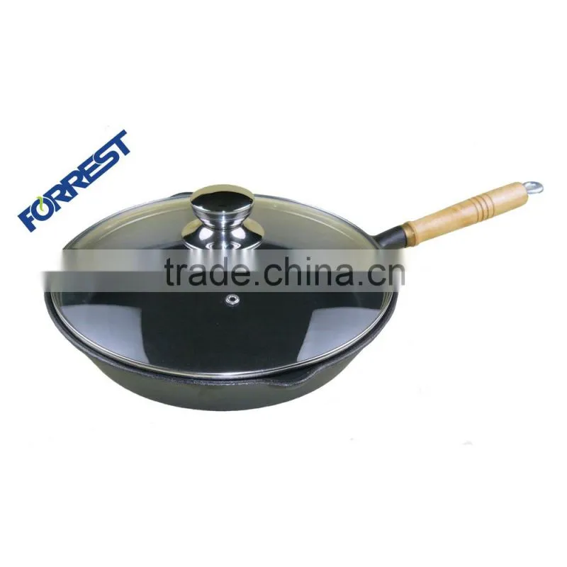 cast iron round cheap frying pan