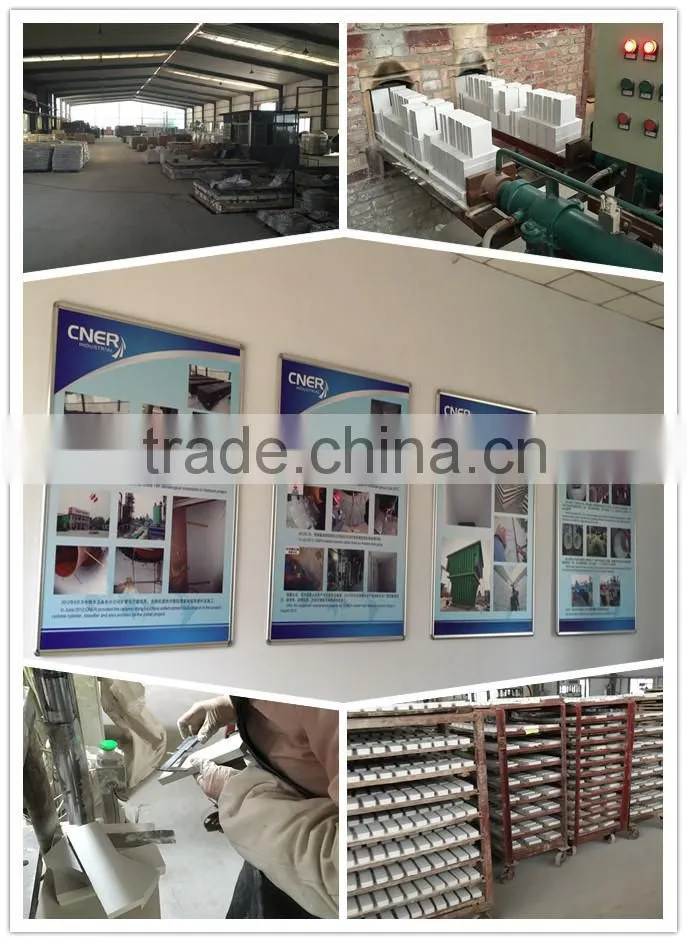 32*32mm high alumina ceramic liner for ceramic rubber liner, 92% Al2O3