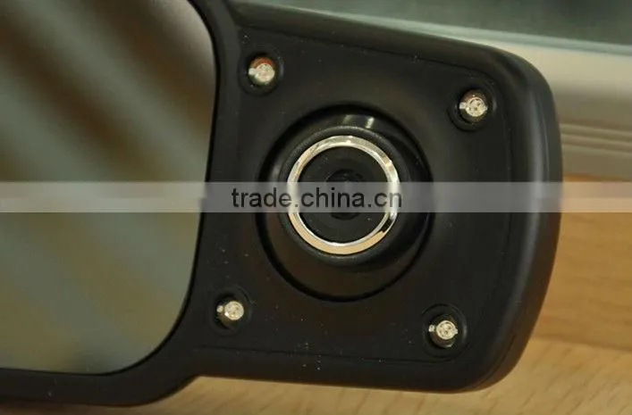 Newest 2000B HD 720P Night Vision car DVR GPS Camera Recorder Three Lens 360 Degree Wide Angle!car mirror camera