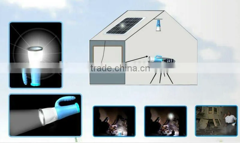 8w solar mining light/ portable led light solar light /rechargeable led solar camping light charged by sunlight