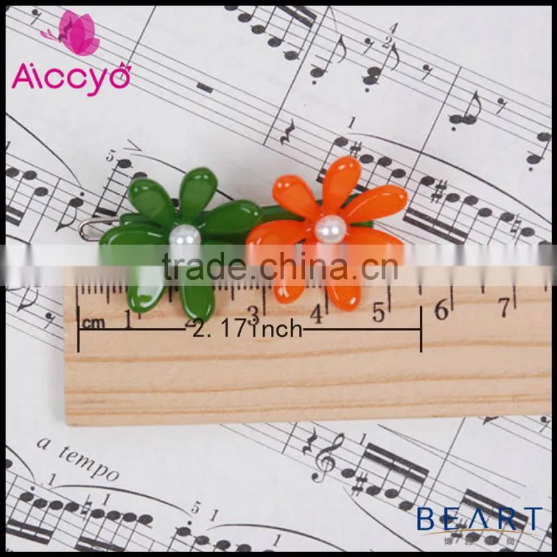 Cellulose Acetate Flower Hair Accessory Extension Hair Clip