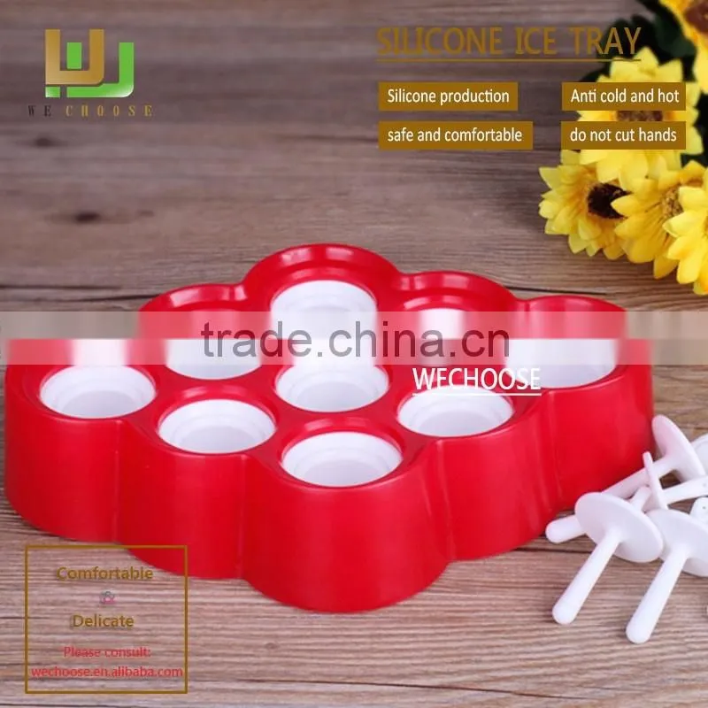 Wholesale highly appreciated silicone ball shaped ice cube tray DIY popsicle mold mini ice cube maker