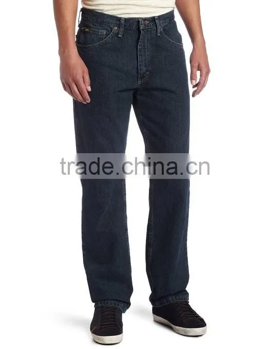 Wholesales 2016 Men's Regular Fit Straight Leg Jeans