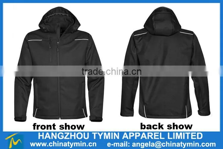 men softshell winter wadding jacket