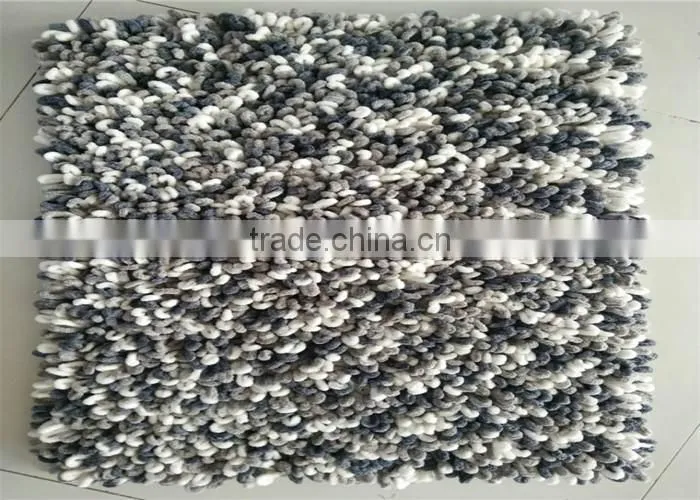 loop pile polyester microfiber chenille mat