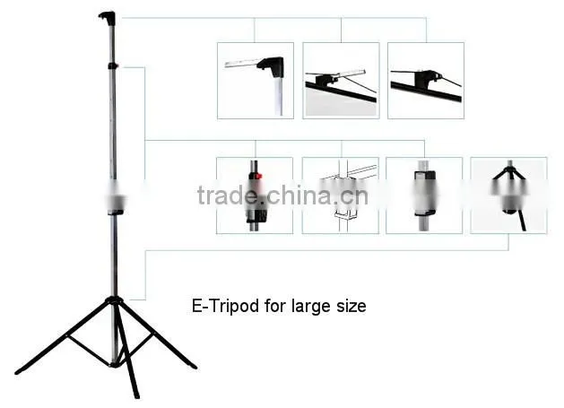 2015 Top Quality ! Tripod Manual Pull Down Projector Projection Screen