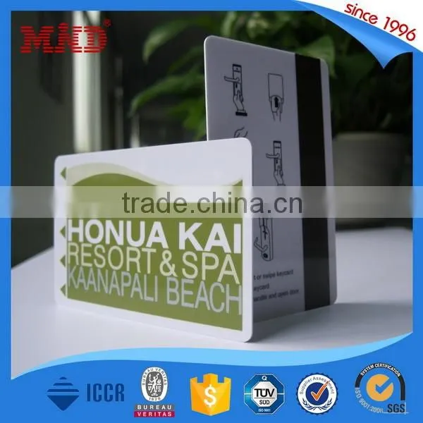 MDH333 China manufacturer plastic pvc hotel magnetic key card