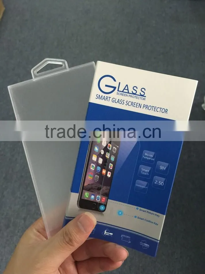 HUYSHE 9H asahi tempered glass screen protector for iphone 6/ 6plus smart keys on the screen protector