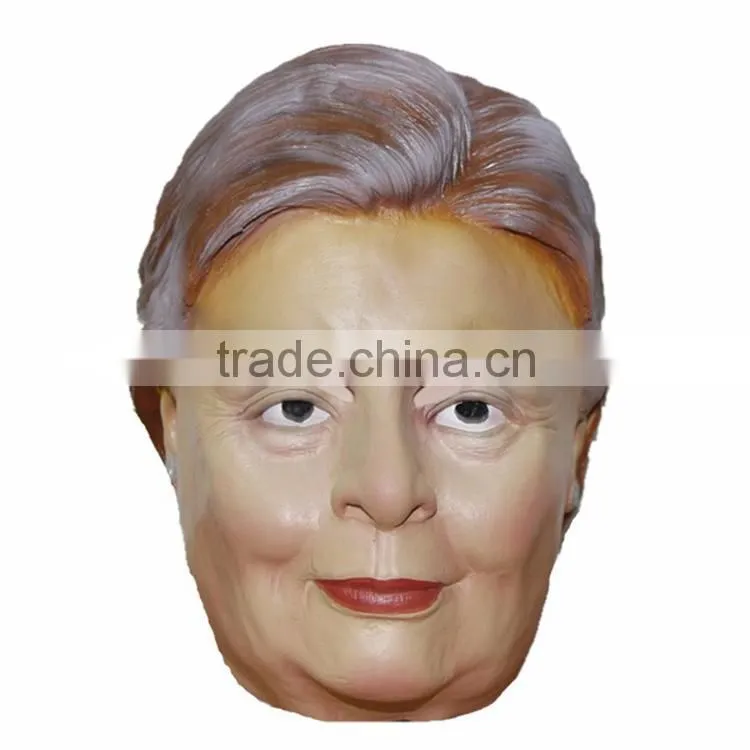 2016 new most popular realistic human face Hillary Clinton Celebrity mask
