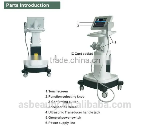 ultrasound skin tightening hifu ultrasound machine FU4.5-2S