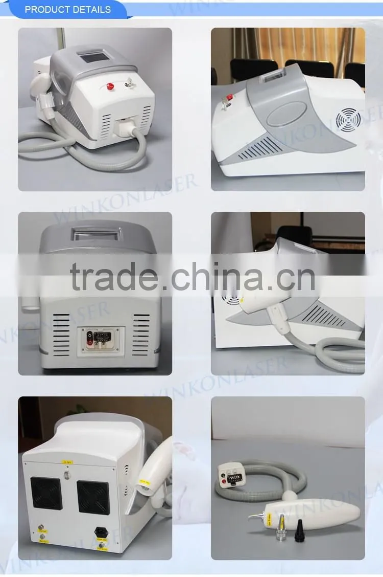 Wholesale portable tattoo removal e-light ipl rf+nd yag laser multifunction machine for skin care