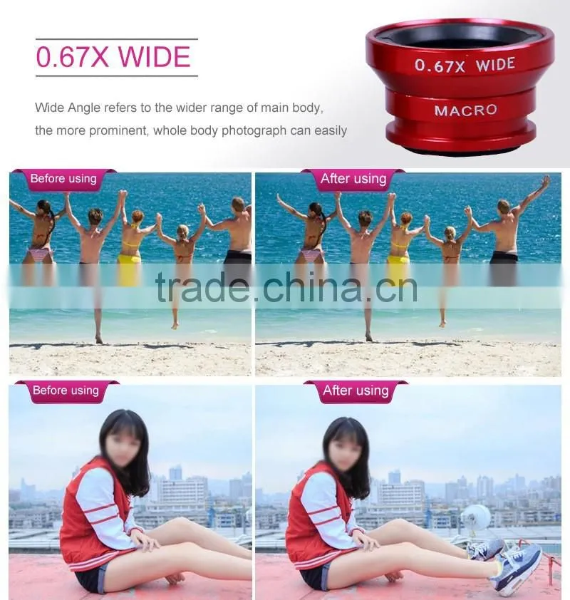 Mobile phone glass lens set for UNIVERSAL mobile phones