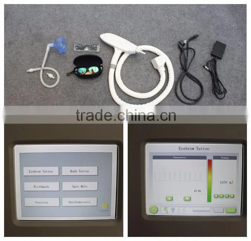 Bestview factory supply Tattoo Removal Equipment q-switch nd yag laser
