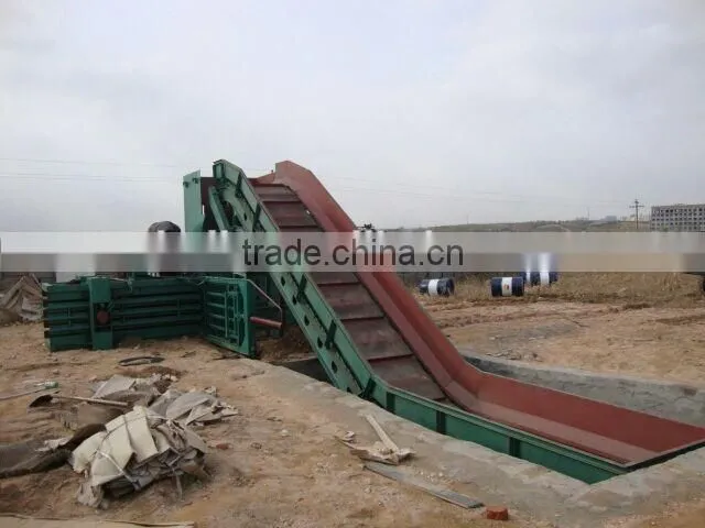 Waste paper baling machine/cardboard baler horizontal baler