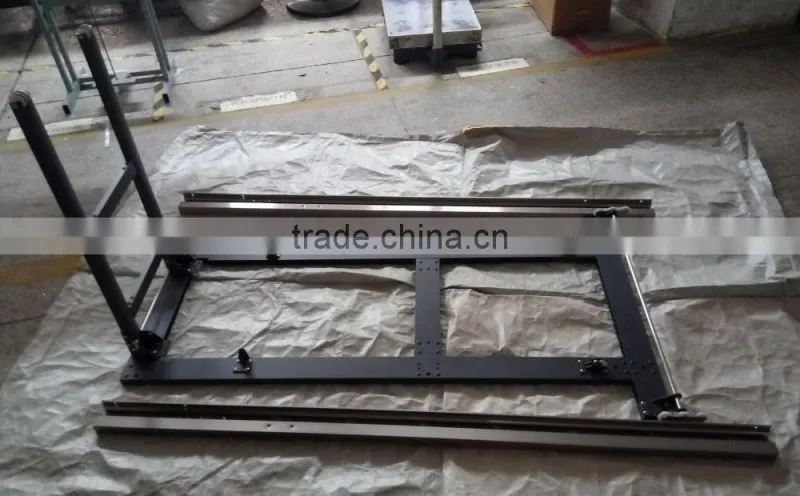 space saving furniture hardware mechanism for wall table and folding wall table
