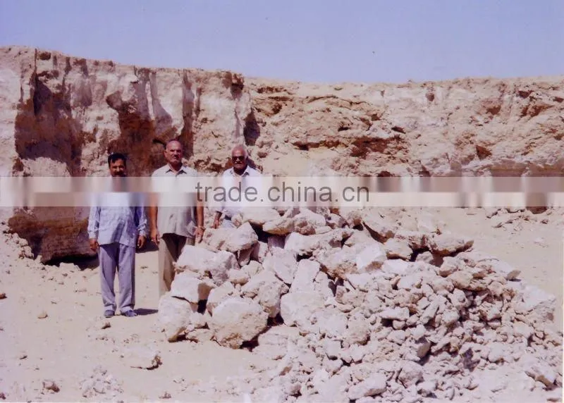 Gypsum lumps