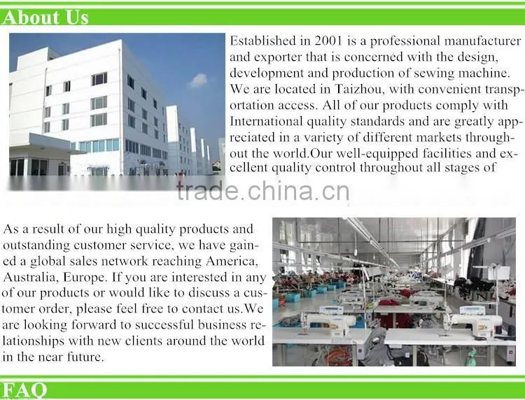 Making Belt Loop With Front Cutter Interlock Industrial Sewing Machine Double Needle Price CS-2001C