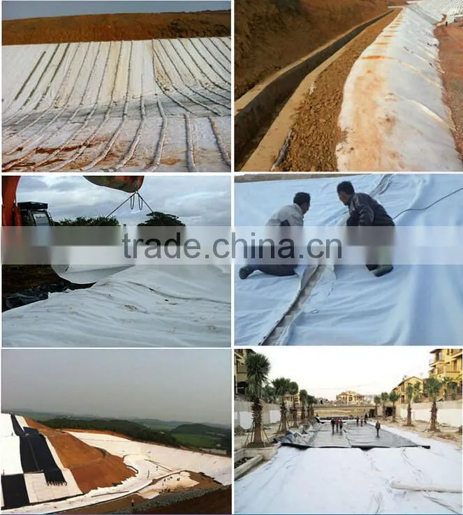 For landfill project PET nonwoven short fiber geotextile