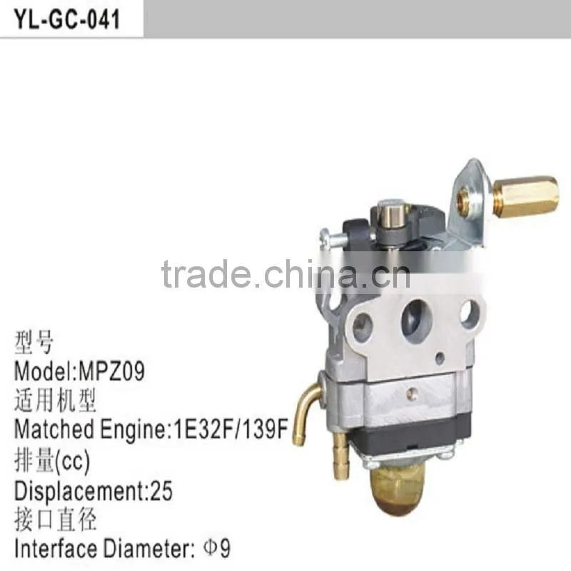 gasoline engine 1E32F 139f carburetor